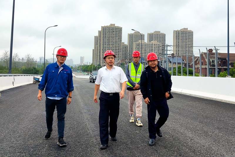 公司黨委書記、董事長錢申春調(diào)研西二環(huán)項目建設推進工作2